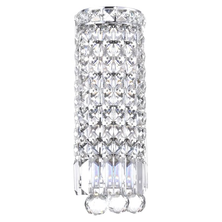 Cwi Lighting Colosseum 2 Light Bathroom Sconce With Chrome Finish 8005W5C-R